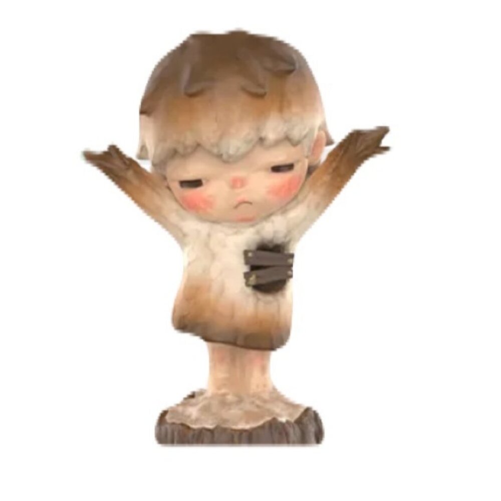 Pop Mart HIRONO Reshaped Series WOODCARVING